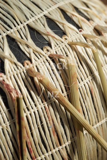 Closeup of shiny muka and pokinikini