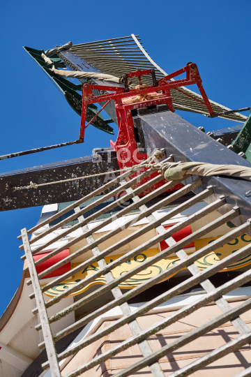 Foxton windmill blade closeup