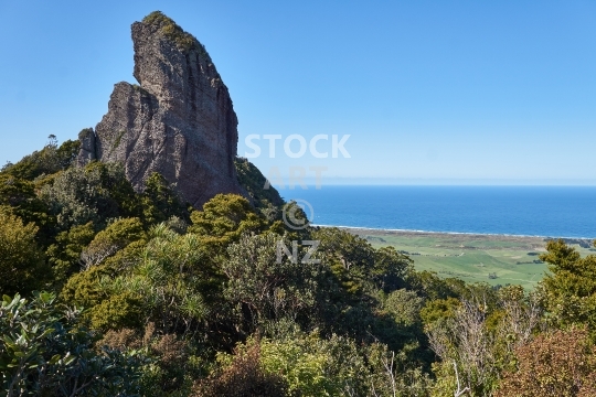 Mount Manaia peak - Whangarei Heads, Northland, NZ - On the top of one of the beautiful Whangarei Heads volcanoes