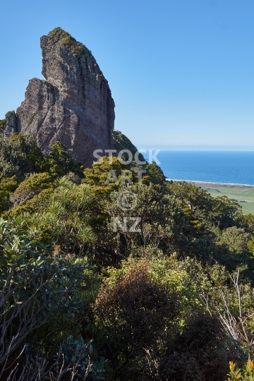 Mount Manaia summit - Whangarei Heads, Northland, NZ - One of the volcanic peaks on top of the mountain