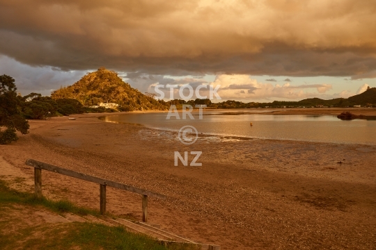 Pataua at sunset - Whangarei District, Northland, NZ - Lovely estuary at low tide