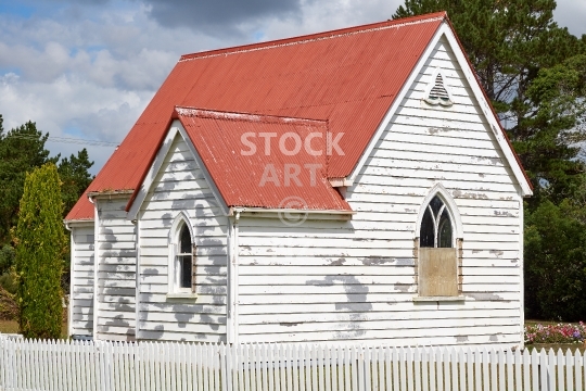 Repia Church on the Pouto Pensinsula - Anglican Church of Bethlehem, typical lovely old church in Northland, New Zealand