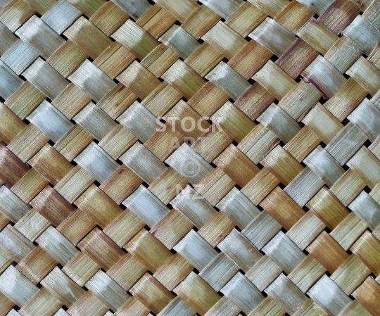 Splashback photo: Natural NZ flax weaving - Kitchen splashback picture for standard size 900 x 750 mm <br>
