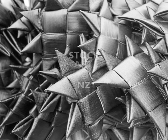 Splashback photo: NZ flax weaving stars