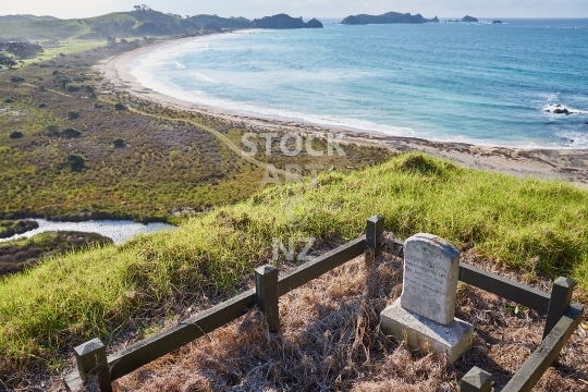 Viewpoint over Mimiwhangata beach - Northland, NZ