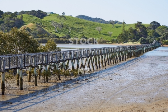 Whananaki footbridge, Northland, New Zealand - Longest walking bridge in the southern hemisphere!